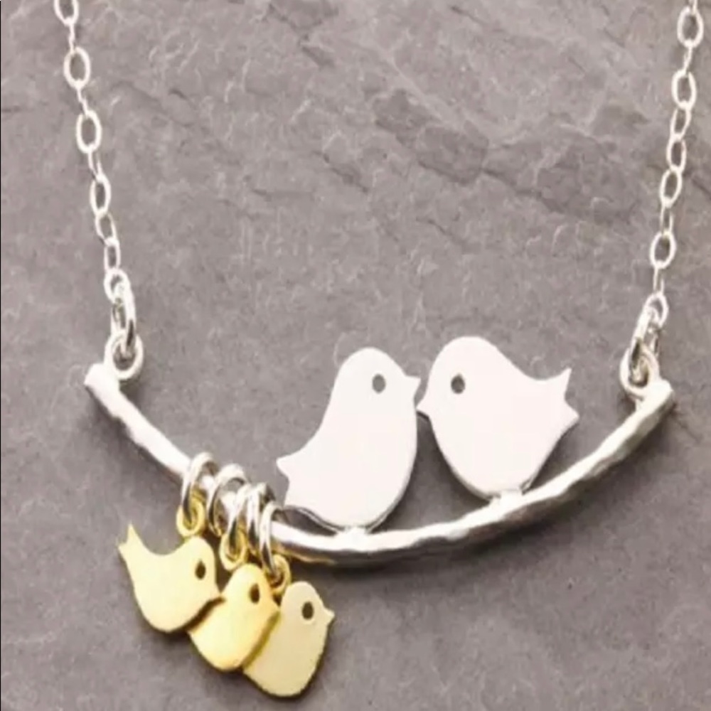 Family Olive branch Necklace